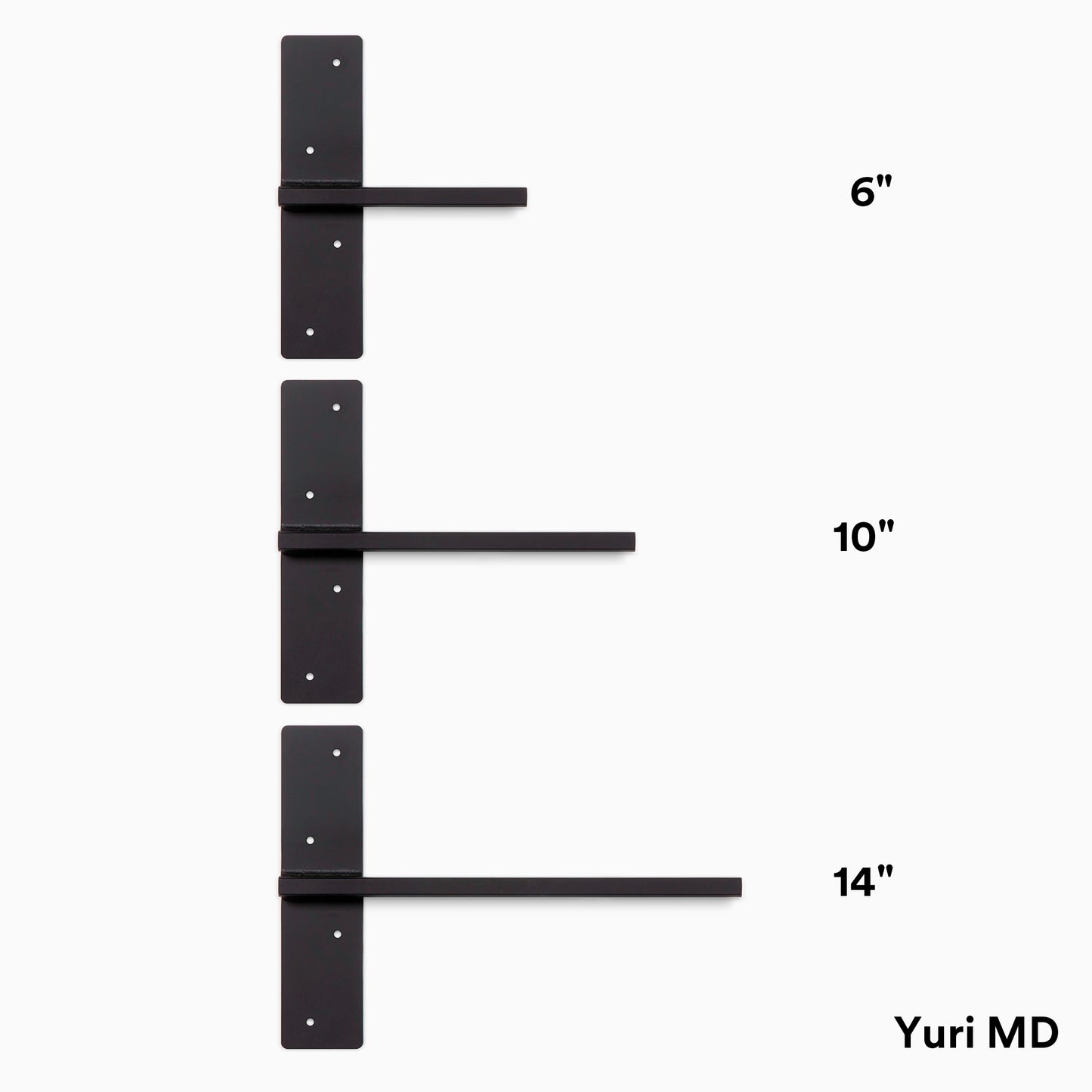 Yuri MD Floating Desk Bracket